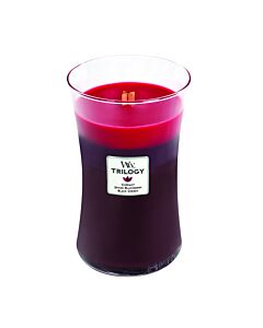 Woodwick Large Jar Trilogy - Sun Ripened Berries